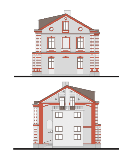 elewacje Przeszkola - projekt