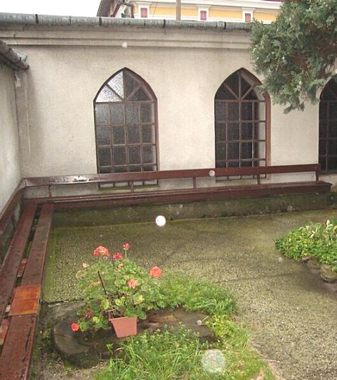 wirydarz przed remontem
źródło: Siostry Klaryski