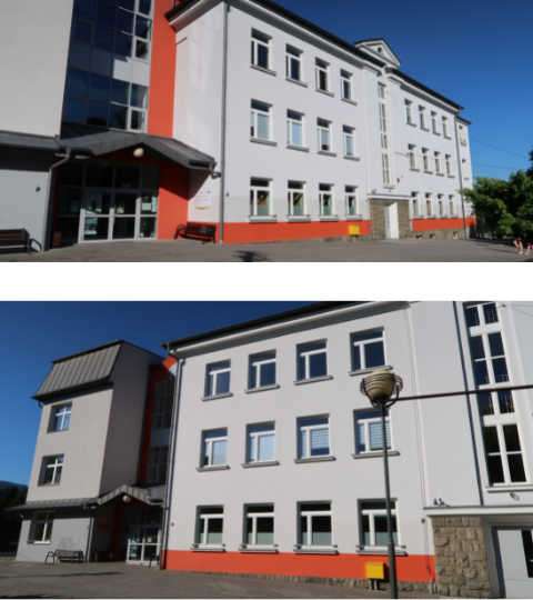 elewacja północno-wschodnia - realizacja