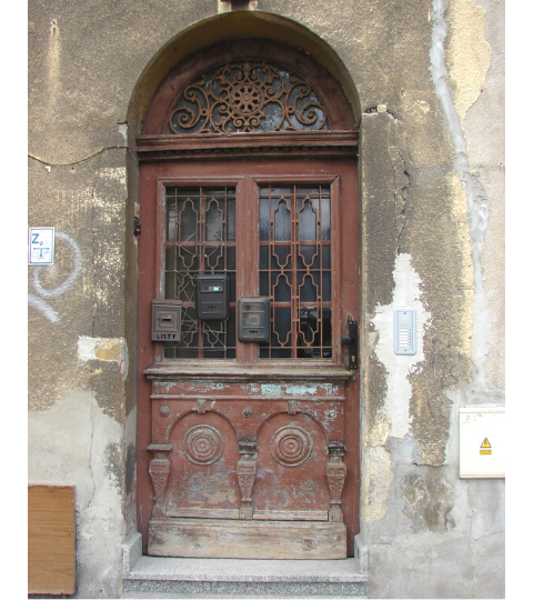 drzwi wejściowe przed realizacją