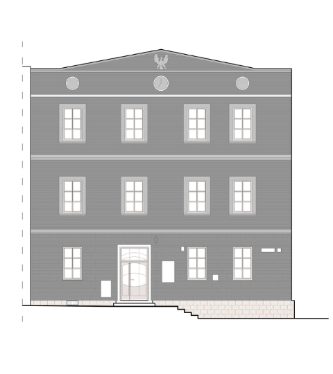 elewacja frontowa - projekt