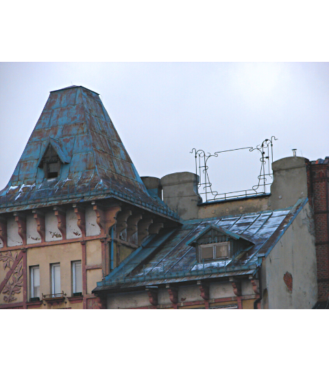 stan dachu przed remontem