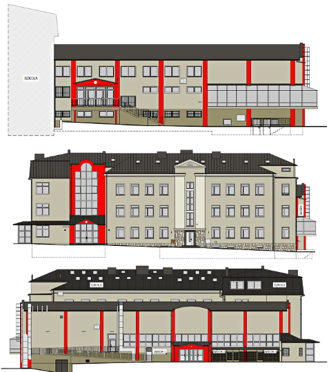 elewacje - projekt termomodernizacji i kolorystyka