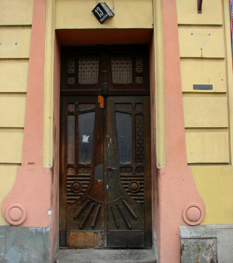 stan przed remontem - portal wejściowy